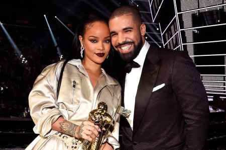 Rihanna with Drake 